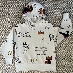 Zara boys Graphic Hoodie with Bold Prints